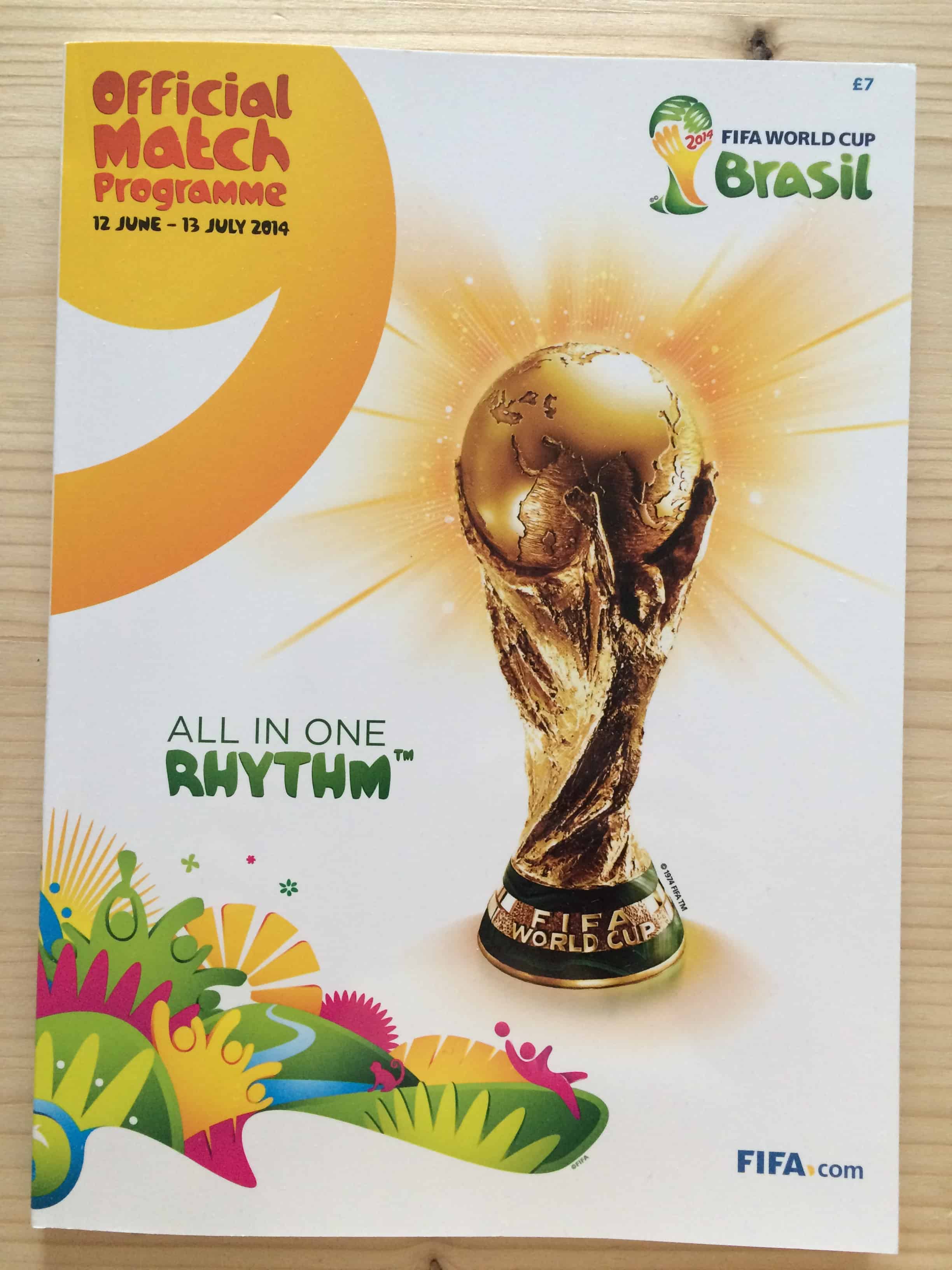 2014 World Cup Tournament Programme v 2014 World Cup Tournament Programme